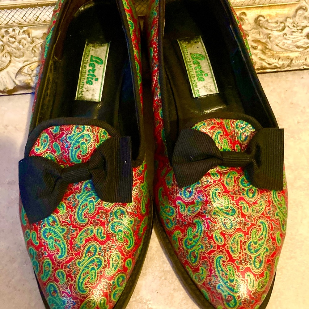 PAISLEY PRINTED LEATHER LOAFER